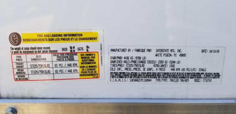 new Cargo (Enclosed) Trailers Interstate  for sale, in Seneca, IL Thumbnail 20