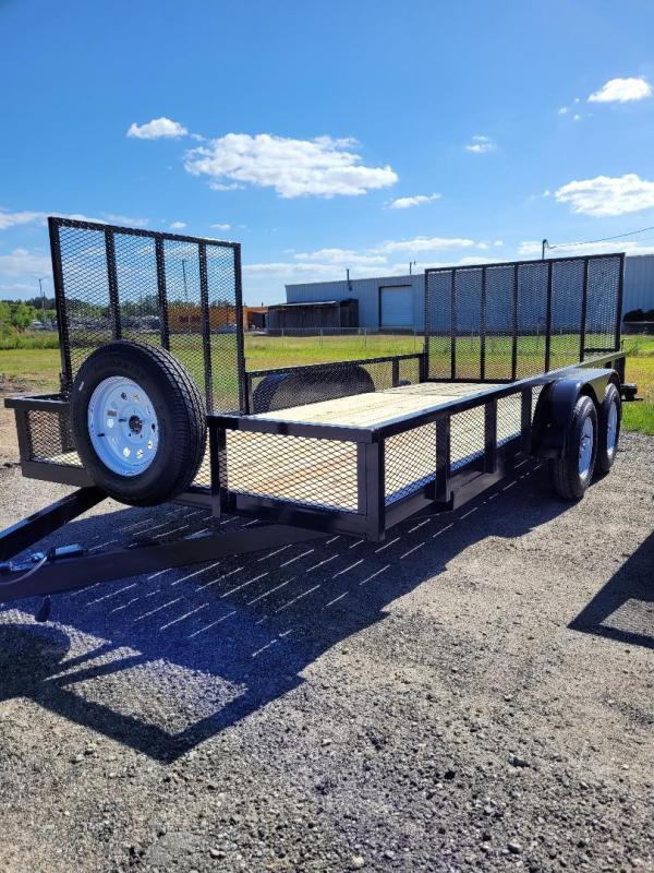 Southern Trailer Depot 7x16TA-3500 HD Double Gate Utility Trailer Southern Trailer Depot 7x16TA-3500 HD Double Gate Utility Trailer