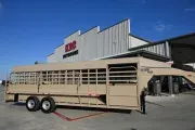 2027 BIG BEND TRAILERS 24' X 6'8" FULL TOP LIVESTOCK TRAILER 