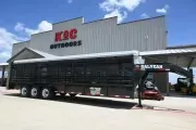 2026 Galyean 28' CATTLE TRAILER Deluxe Series w/ HYD Jack 