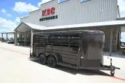 2026 W-W Trailers 16' X 6' LIVESTOCK TRAILER W/ SPARE 