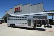 2027 Eby 24' X 6'11" MAVERICK Aluminum Livestock Trailer 
