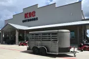 2027 W-W Trailers 14' X 5 ALL AROUND LIVESTOCK TRAILER W/ SPARE 