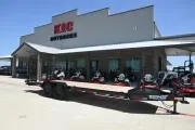 2026 Top Hat Trailers 22' X 83" EB 14 Equipment Trailer w/ Stand-Up Ramps 