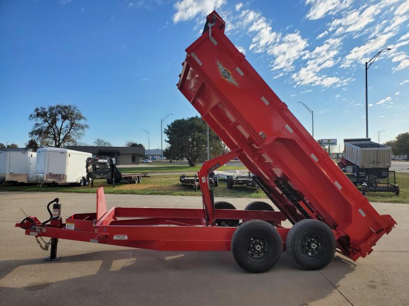 2024 H and H Trailer 83x14 Industrial Dump Trailer 14K Scissor Klute