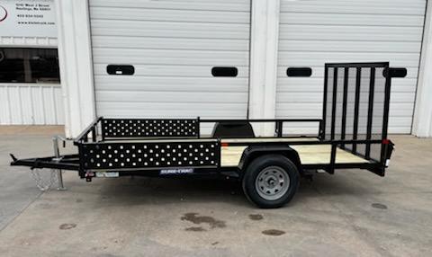 2023 Sure-Trac 7x12 Tube Top ATV 3K Utility Trailer 8jECIK