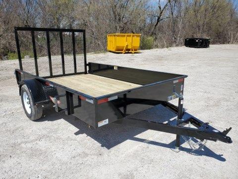 2021 H and H Trailer 76x10 Solid Side Utility Trailer 3K Idl 2021 H and H Trailer 76x10 Solid Side Utility Trailer 3K Idl