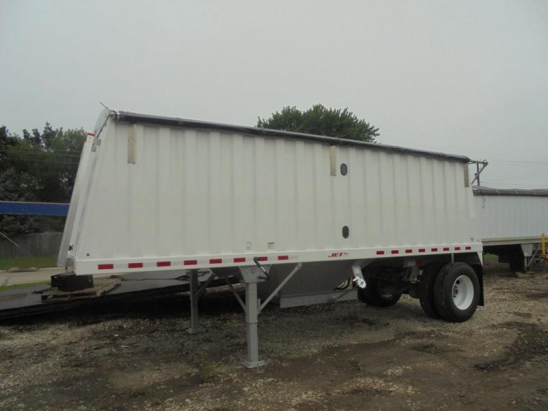 Jet Co 22' Single Hopper Steel Grain Trailer UiDWrI