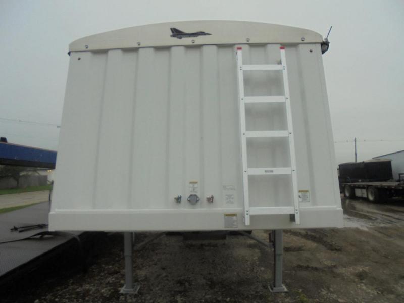 Jet Co 22' Single Hopper Steel Grain Trailer Klute Truck and Trailer