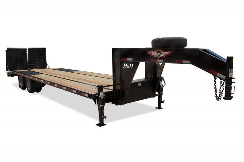 2021 H and H Trailer 20+5 14LB GN LP 14K DECKOVER SUPER DLX 2021 H and H Trailer 20+5 14LB GN LP 14K DECKOVER SUPER DLX