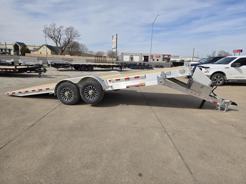 2025 H and H Trailer 82x22 Aluminum Electric Tilt Speed Loader Car