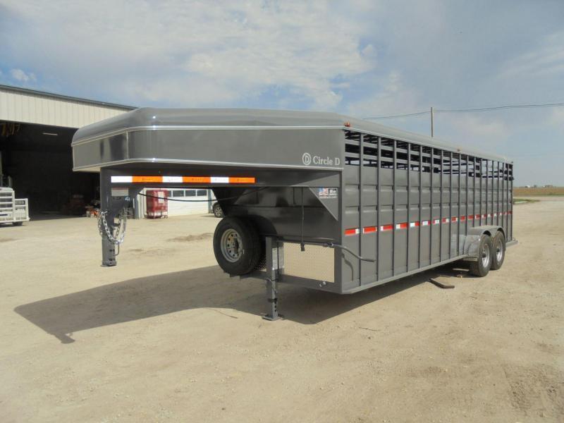 2022 Circle D 6-8X24 GN Livestock Trailer 2022 Circle D 6-8X24 GN Livestock Trailer