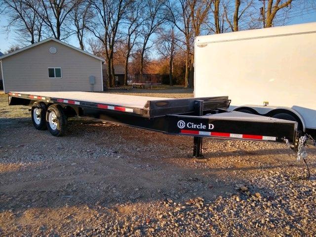 2021 Circle D 20' BH Deckover Flatbed Trailer 2021 Circle D 20' BH Deckover Flatbed Trailer