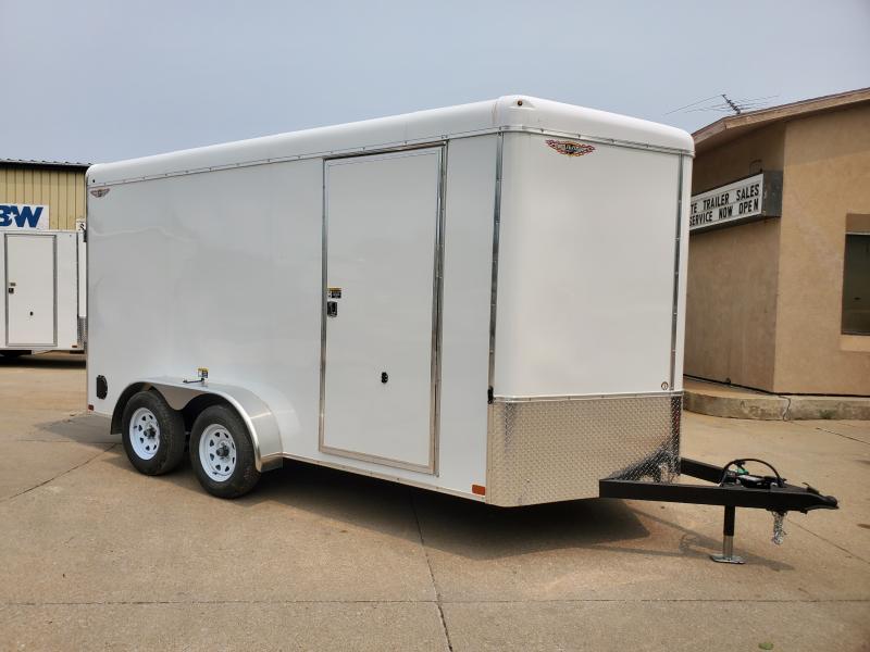 2023 H and H Trailer 7x14 HH Series Round Top VNose Enclosed Cargo