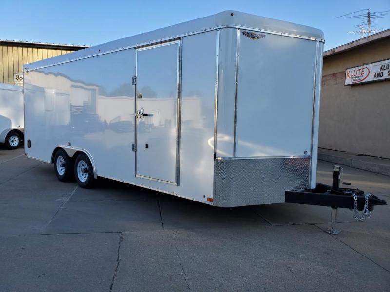 2022 H and H Trailer 8.5x20 HH Series Round Top VNose Enclos Klute