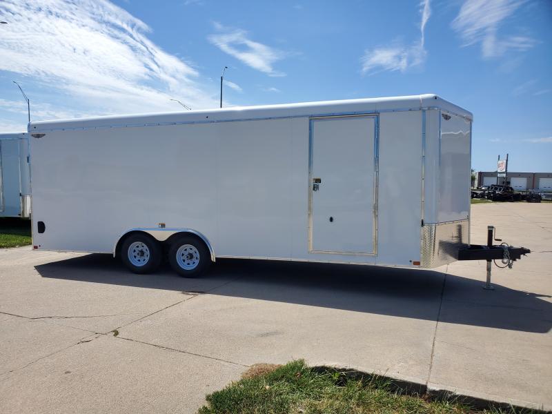 2023 H and H Trailer 8.5x22 HH Series Round Top V-Nose Enclosed Car Hauler Trailer 10K Cargo / Enclosed Trailer