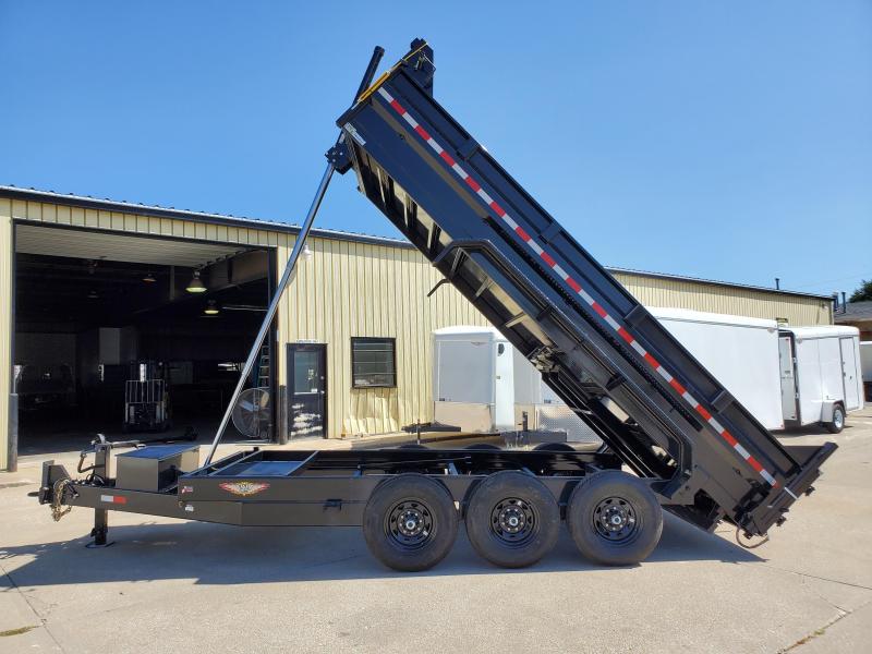 2021 H and H Trailer 82x16 Triple Axle 21K Telescopic Dump Trailer 2021 H and H Trailer 82x16 Triple Axle 21K Telescopic Dump Trailer