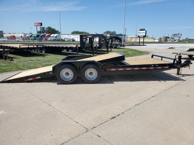 2023 H and H Trailer 82x16+6 Gravity Tilt Equipment Trailer 16K Klute