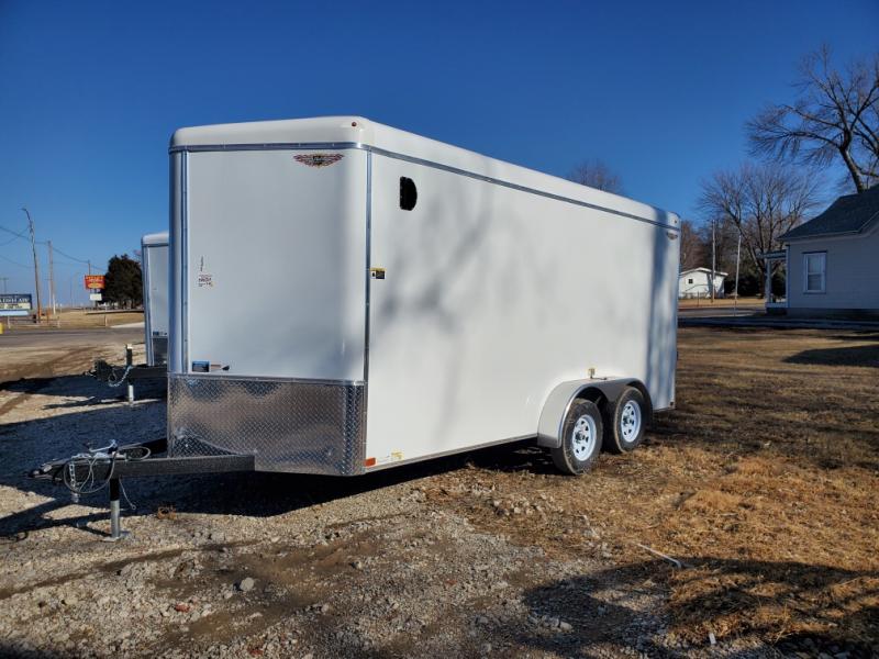 2023 H and H Trailer 8x18 HH Series Round Top VNose Enclosed Cargo