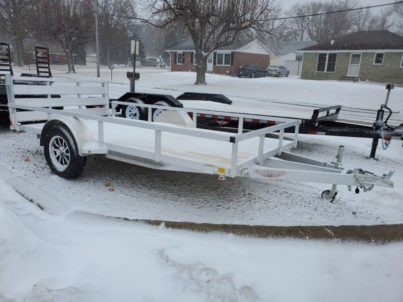 2021 H and H Trailer 76x12 Aluminum Rail Side Utility Trailer 2021 H and H Trailer 76x12 Aluminum Rail Side Utility Trailer