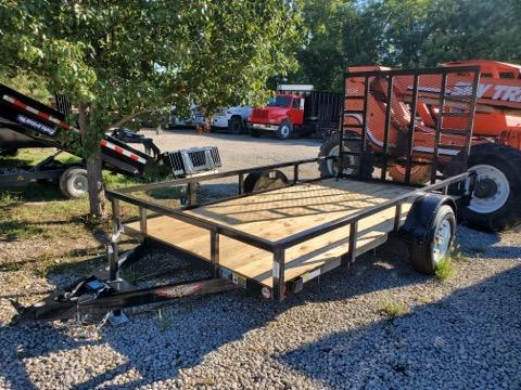 2023 H and H Trailer 76x12 Rail Side Utility Trailer 5K Brake 2023 H and H Trailer 76x12 Rail Side Utility Trailer 5K Brake