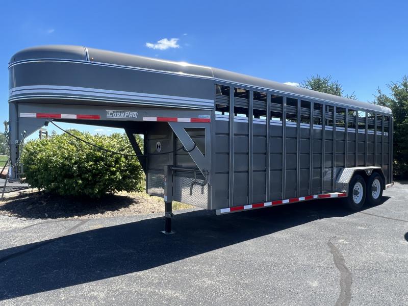 2022 CornPro Trailers 6' 8" x 20' GN Stock Trailer 2022 CornPro Trailers 6' 8" x 20' GN Stock Trailer