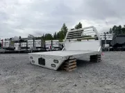 Alcom 81" x 81" Single Rear Wheel Short Bed Aluminum Flat Bed Body w/ 12" Rear Apron