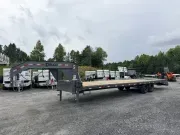 2026 Delco 102" x 20' + 5' 16,000lb GVWR Gooseneck Trailer w/ Monster Ramps!