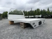 Alcom 81" x 99" Single Rear Wheel Long Bed Aluminum Truck Body w/ 12" Rear Apron