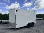 2027 XPRESS 7.5' x 14' Aluminum XLT Pro Cargo w/ Ramp Door, & Ladder Racks!