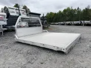 Alcom 96 1/2" W x 99" L - Dual Rear Wheel Aluminum Flatbed Truck Body