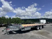 2027 Triumph 102" x 24' 20,000 LB GVWR GALVANIZED DECKOVER POWER TILT TRAILER w/ HYDRAULIC JACK!