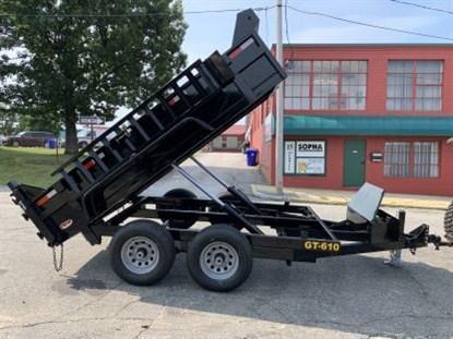 Griffin 6 x 12 10K Twin Cylinder Dump Trailer Griffin 6 x 12 10K Twin Cylinder Dump Trailer