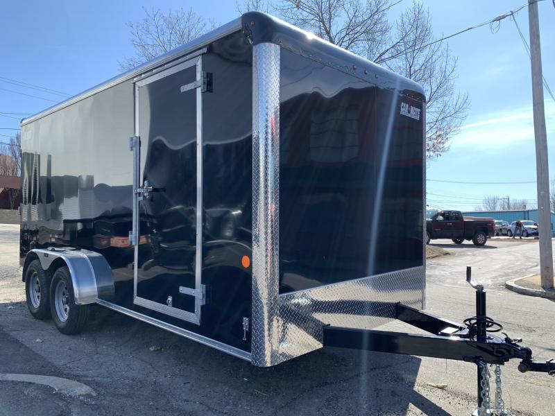 **Dent Sale** 2022 Car Mate Trailers CM716CC-HD - 7'W Tandem Axle Custom Cargo Trailer Enclosed Cargo Trailer **Dent Sale** 2022 Car Mate Trailers CM716CC-HD - 7'W Tandem Axle Custom Cargo Trailer Enclosed Cargo Trailer