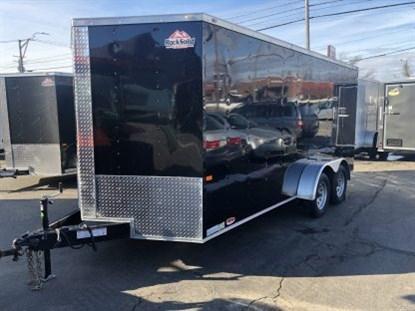 Rock Solid 7 x 16 + 2' V Tandem Axle Enclosed Cargo Trailer Rock Solid 7 x 16 + 2' V Tandem Axle Enclosed Cargo Trailer