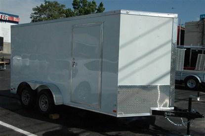 Covered Wagon 7 x 16 + 2' V Enclosed Cargo Trailer 6'6" INTERIOR HEIGHT Covered Wagon 7 x 16 + 2' V Enclosed Cargo Trailer 6'6" INTERIOR HEIGHT