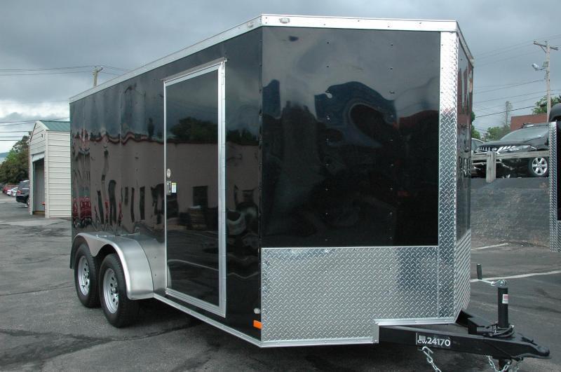 Covered Wagon 7 x 12 + 2' V Enclosed Cargo Trailer Covered Wagon 7 x 12 + 2' V Enclosed Cargo Trailer