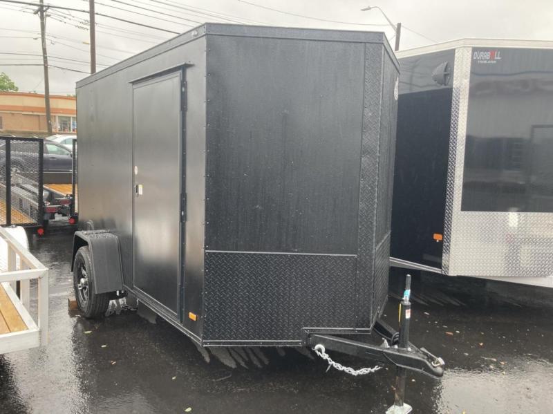 Covered Wagon Gold Mine Series 6 x 10 + 2' V Enclosed Cargo Black Out Covered Wagon Gold Mine Series 6 x 10 + 2' V Enclosed Cargo Black Out