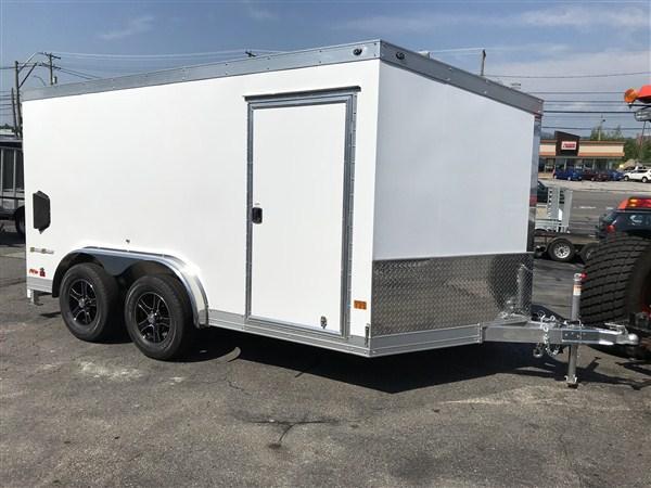 Wells Cargo 7.5 x 12 + 2' V Aluminum Enclosed Motorcycle Trailer Wells Cargo 7.5 x 12 + 2' V Aluminum Enclosed Motorcycle Trailer