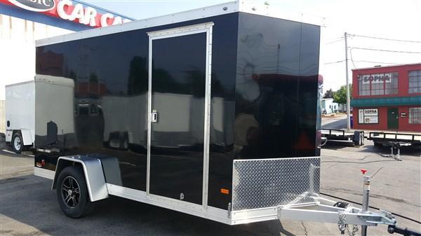 Wells Cargo 6 x 12 + 2' V Aluminum Enclosed Cargo Trailer w/ Ramp Wells Cargo 6 x 12 + 2' V Aluminum Enclosed Cargo Trailer w/ Ramp