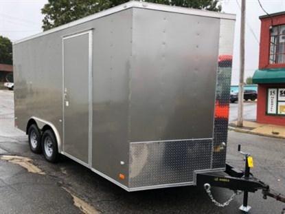 Covered Wagon Gold Series 8.5 x 16 + 2' V Enclosed Car Hauler Covered Wagon Gold Series 8.5 x 16 + 2' V Enclosed Car Hauler