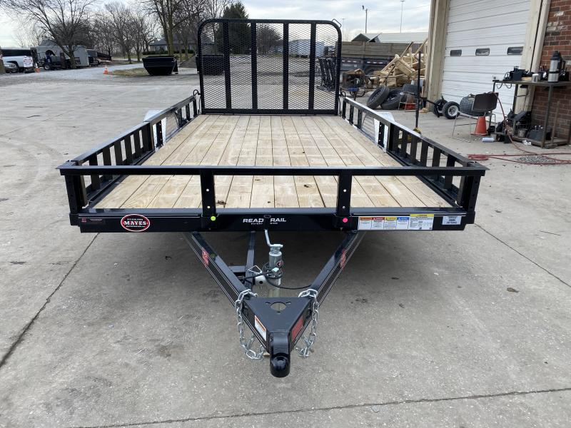 2021 PJ Trailers U8141 Utility Trailer - 83x14 SA - Straight Deck - Fold In Gate - ATV Ramps (GVW: 2995) 2021 PJ Trailers U8141 Utility Trailer - 83x14 SA - Straight Deck - Fold In Gate - ATV Ramps (GVW: 2995)