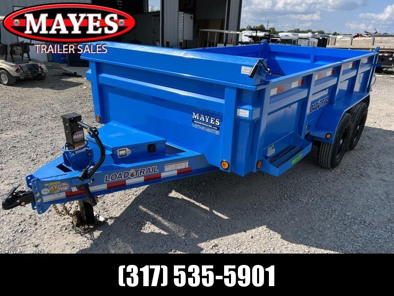 2023 LoadTrail DT142 Dump Trailer 83X14 TA SLIDE-IN RAMPS (GVW:14000) SKY BLUE 2023 LoadTrail DT142 Dump Trailer 83X14 TA SLIDE-IN RAMPS (GVW:14000) SKY BLUE