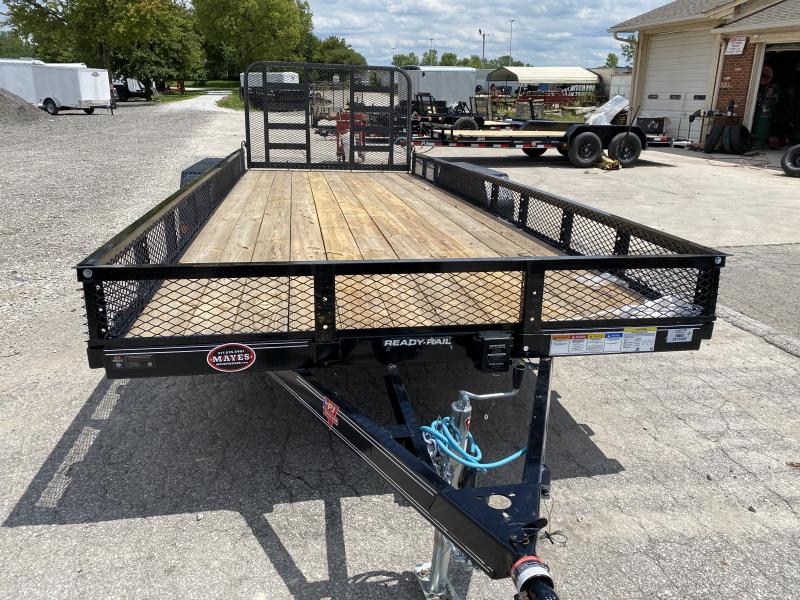 2020 83x20 PJ Trailers UL 83" Tndm Axle Channel Utility Trailer - Straight Deck w/ 4' Heavy Duty Fold-up Gate (GVW: 9899)(Regular Sides w/ Expanded Metal) 2020 83x20 PJ Trailers UL 83" Tndm Axle Channel Utility Trailer - Straight Deck w/ 4' Heavy Duty Fold-up Gate (GVW: 9899)(Regular Sides w/ Expanded Metal)