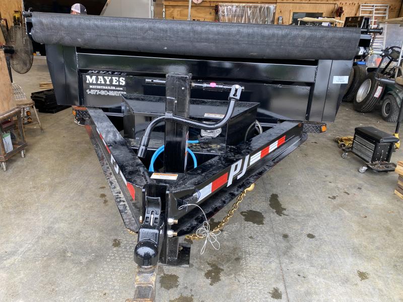 2022 PJ Trailers 1D192 (DL142) Dump Trailer - 83X14 TA Low Pro - Tarp Kit - Split/Spread Gate - Ramps (GVW: 14000) 2022 PJ Trailers 1D192 (DL142) Dump Trailer - 83X14 TA Low Pro - Tarp Kit - Split/Spread Gate - Ramps (GVW: 14000)