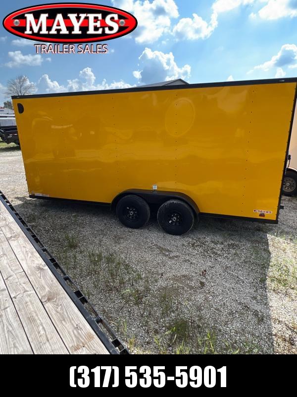 2022 Cargo Mate EHW718TA3 Enclosed Cargo Trailer 7X18 TA RAMP DOOR (GVW:9800) YELLOW 2022 Cargo Mate EHW718TA3 Enclosed Cargo Trailer 7X18 TA RAMP DOOR (GVW:9800) YELLOW