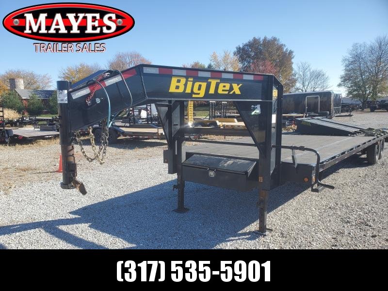 USED 2021 Big Tex Trailers 28' GOOSENECK Equipment Trailer 102X28 (GVW:14000) USED 2021 Big Tex Trailers 28' GOOSENECK Equipment Trailer 102X28 (GVW:14000)