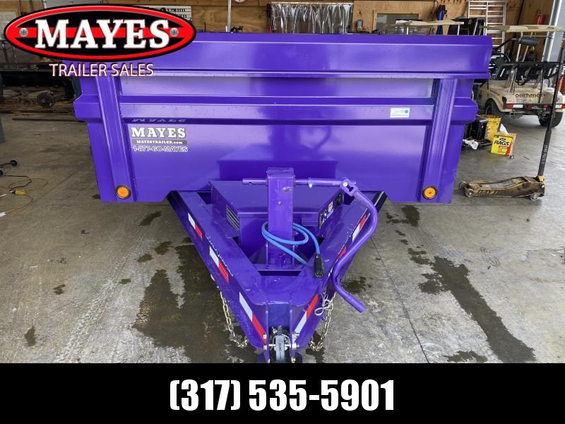 2021 Load Trail DT8314072 Dump Trailer 83x14 TA PURPLE Scissor