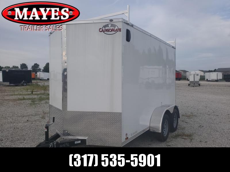 2021 Cargo Mate EHW612TA2 Enclosed Cargo Trailer - 6.5X12 TA - 6.5 Wide Body Design - Side By Side Package - Ladder Racks - Ramp Door - 6 Inch Additional Height (GVW: 7000) 2021 Cargo Mate EHW612TA2 Enclosed Cargo Trailer - 6.5X12 TA - 6.5 Wide Body Design - Side By Side Package - Ladder Racks - Ramp Door - 6 Inch Additional Height (GVW: 7000)