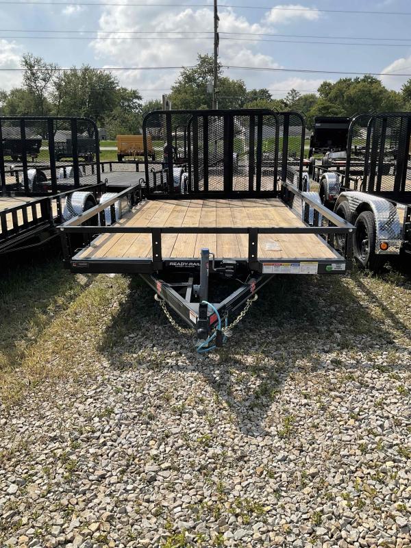 2022 PJ Trailers 1U162 (U8121) Utility Trailer 83x12 SA - Channel Frame - Straight Deck - Fold In Gate - Electric Brakes (GVW: 4995) 2022 PJ Trailers 1U162 (U8121) Utility Trailer 83x12 SA - Channel Frame - Straight Deck - Fold In Gate - Electric Brakes (GVW: 4995)
